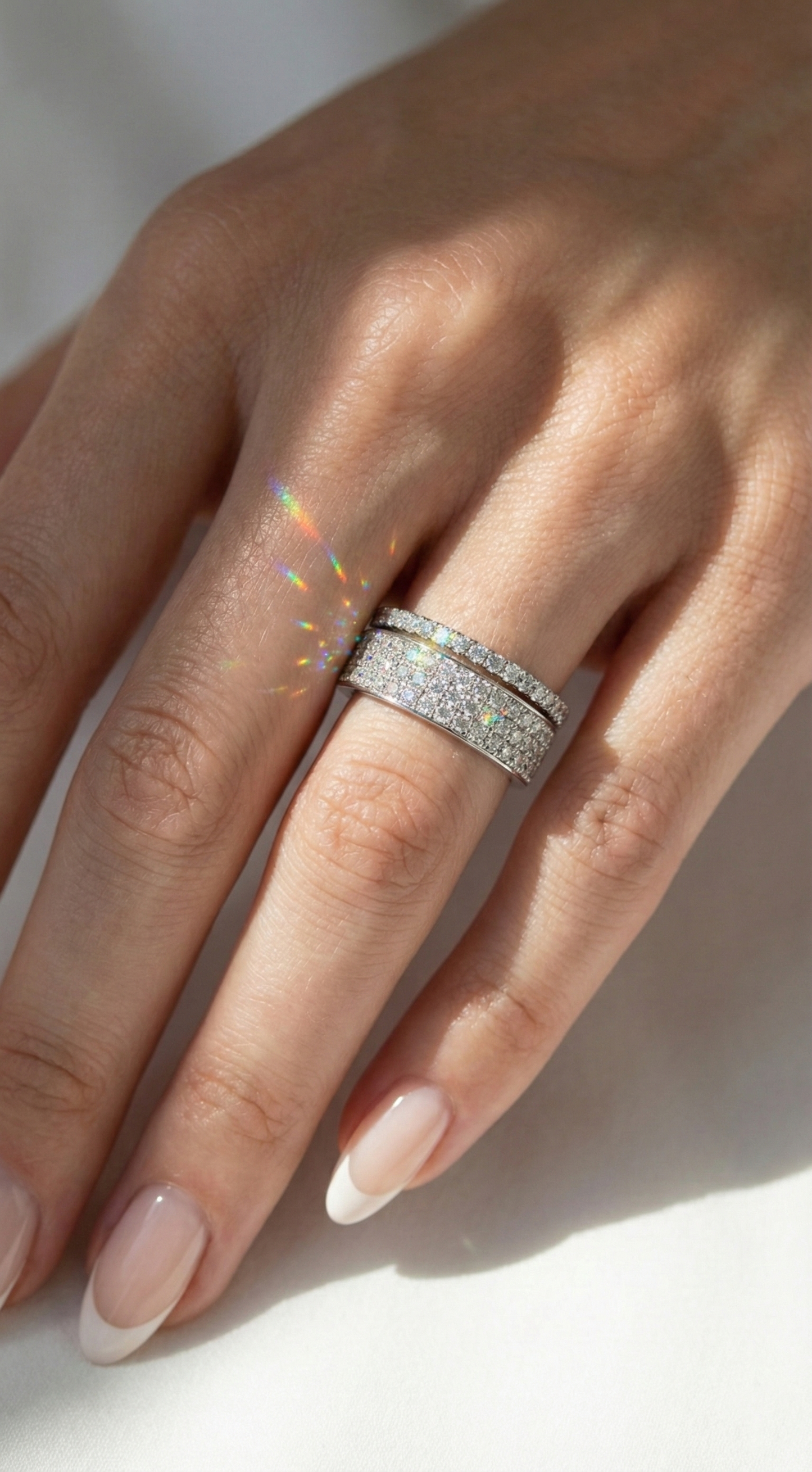 Serene Halo Ring