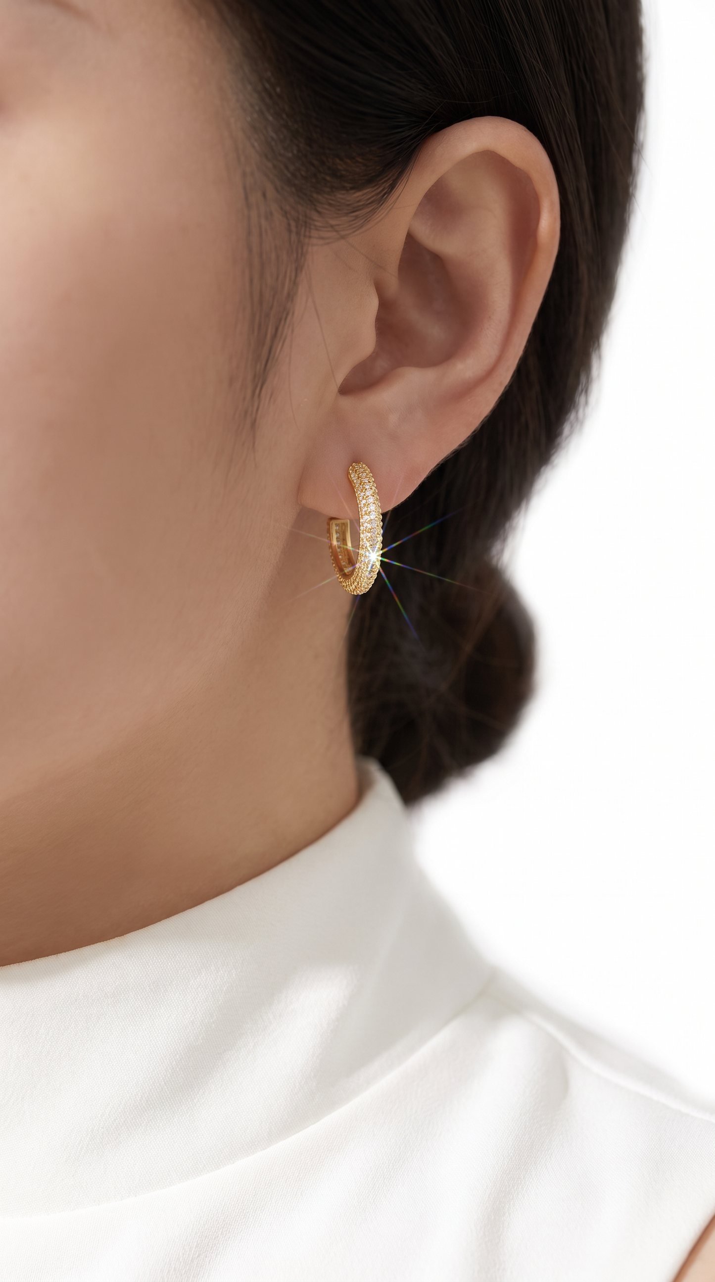 Milky Way Hoops Gold