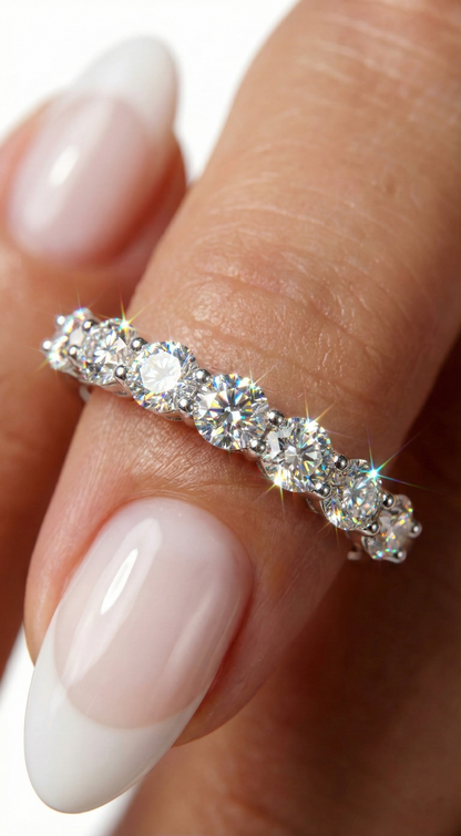 Crystal Cascade Ring