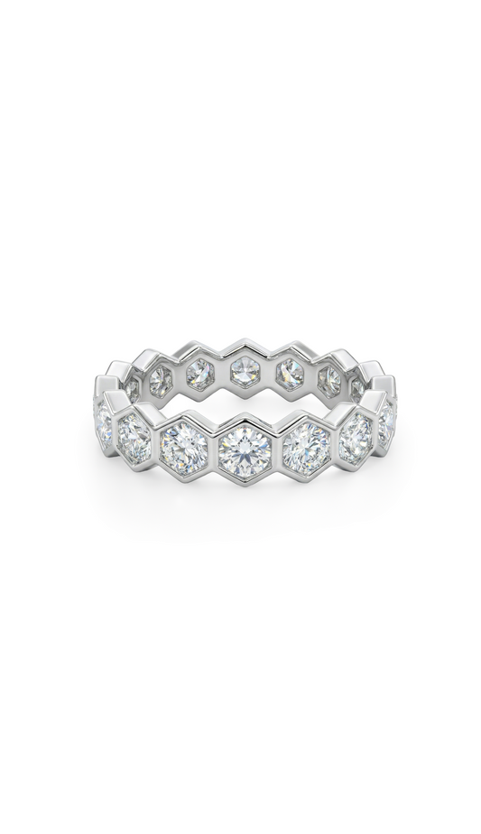 Hexa Hours Ring