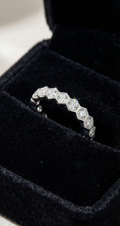 Hexa Hours Ring