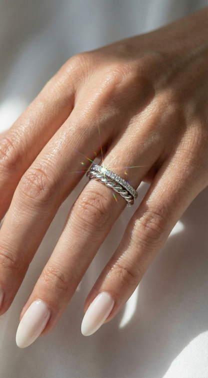 Lunar Loop Ring