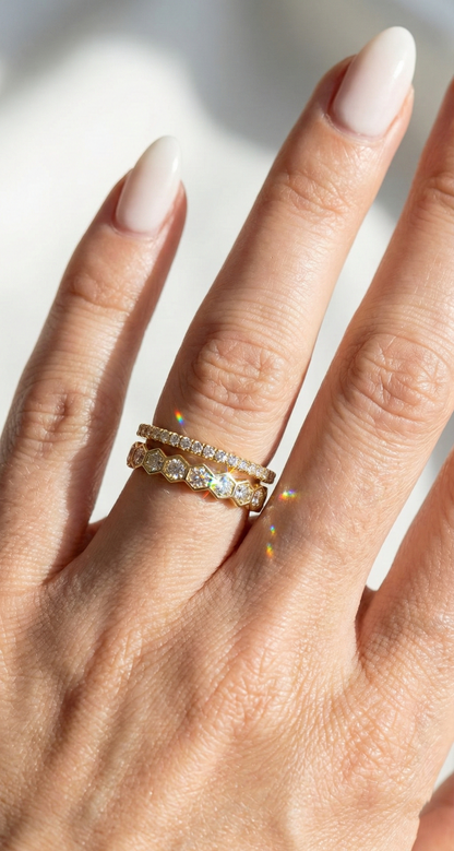 Hexa Hours Ring