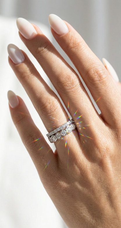 Hexa Hours Ring