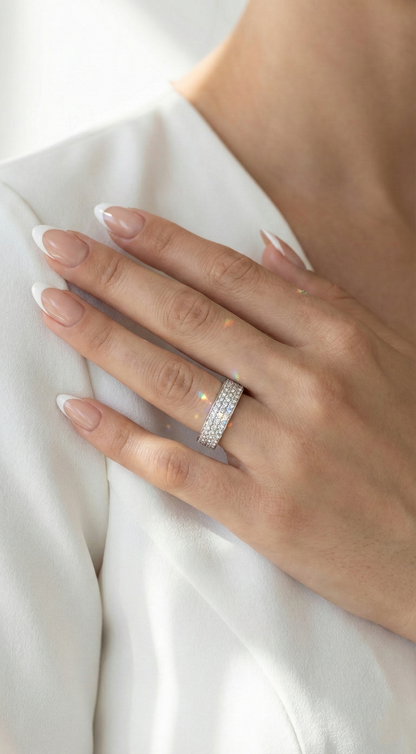 Serene Halo Ring