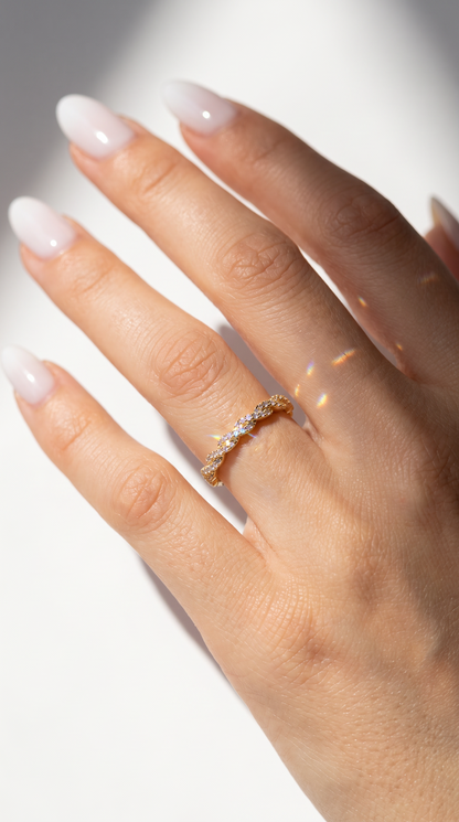 Celestial Swirl Ring