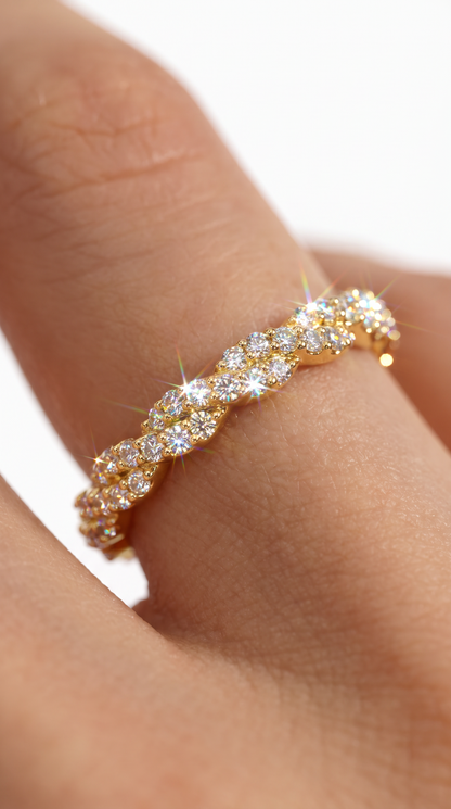 Celestial Swirl Ring