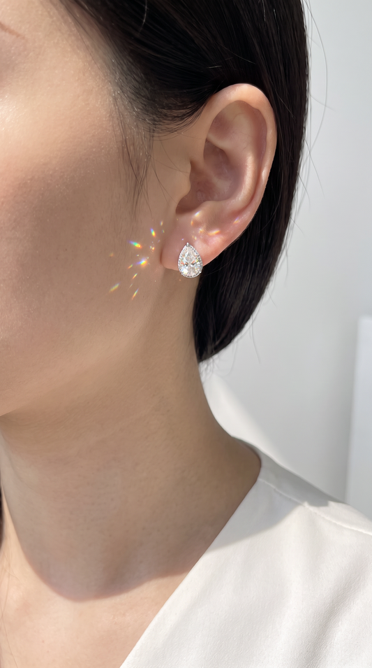 Comet Halo Earrings