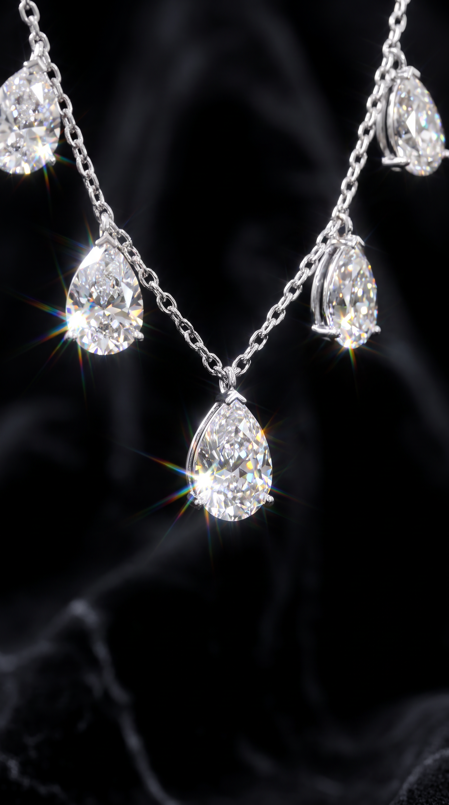 Crystal Rainfall Necklace