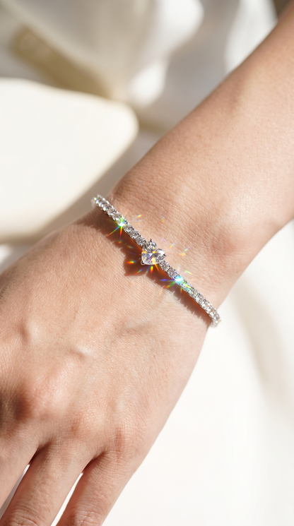 Devoted Heart Bracelet