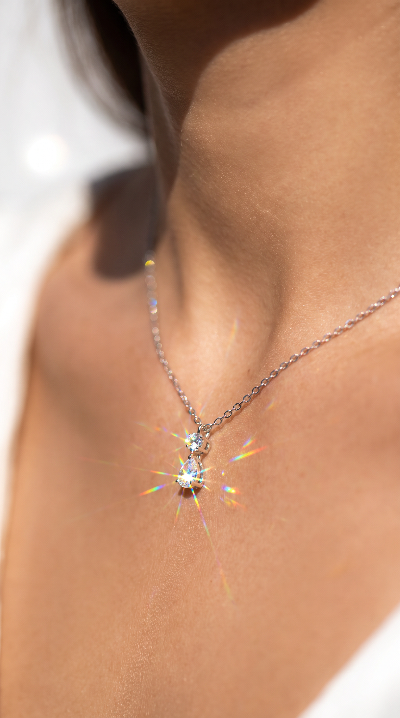 Dewdrop Duet Necklace