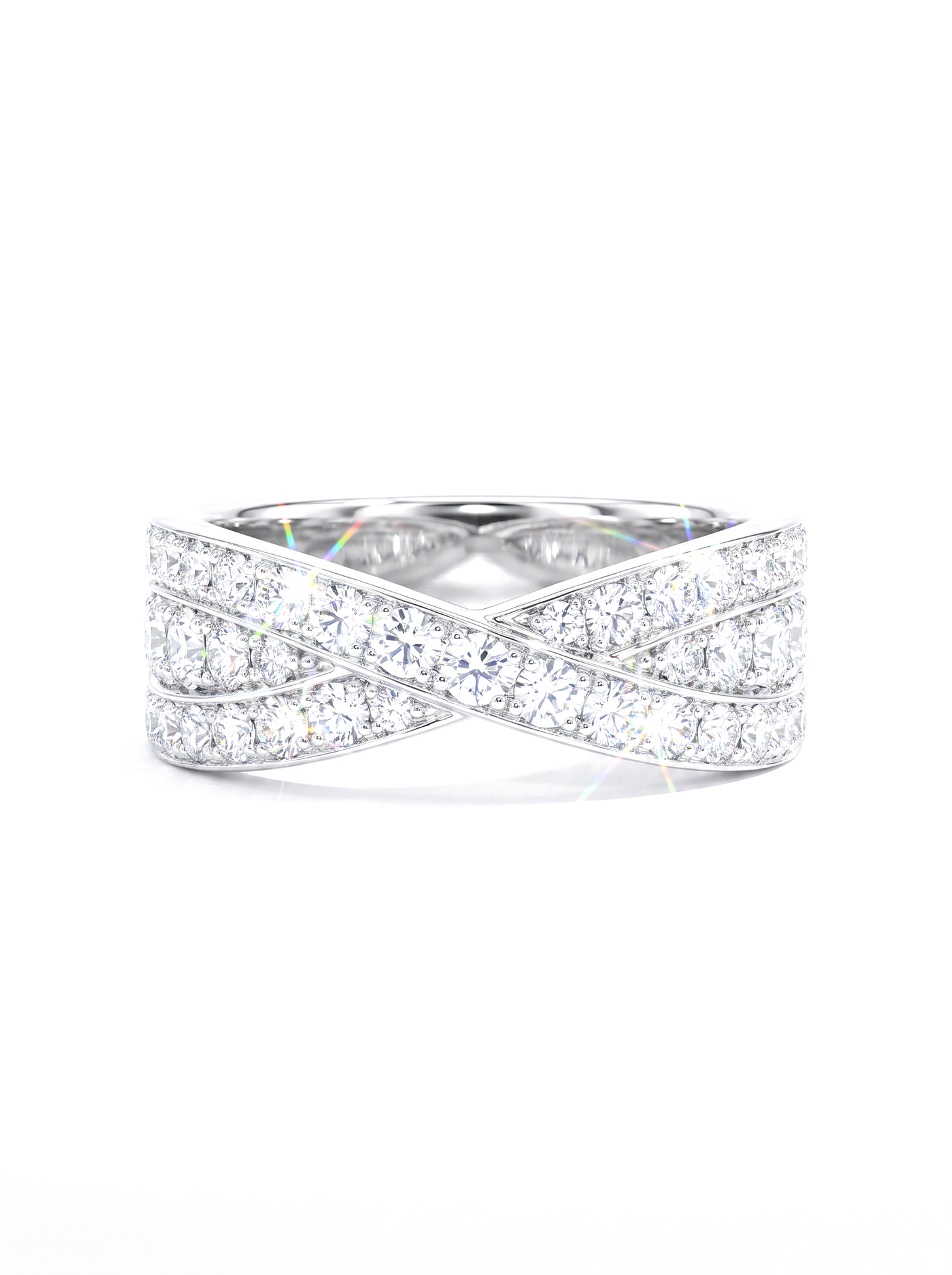 Entwined Infinity Ring