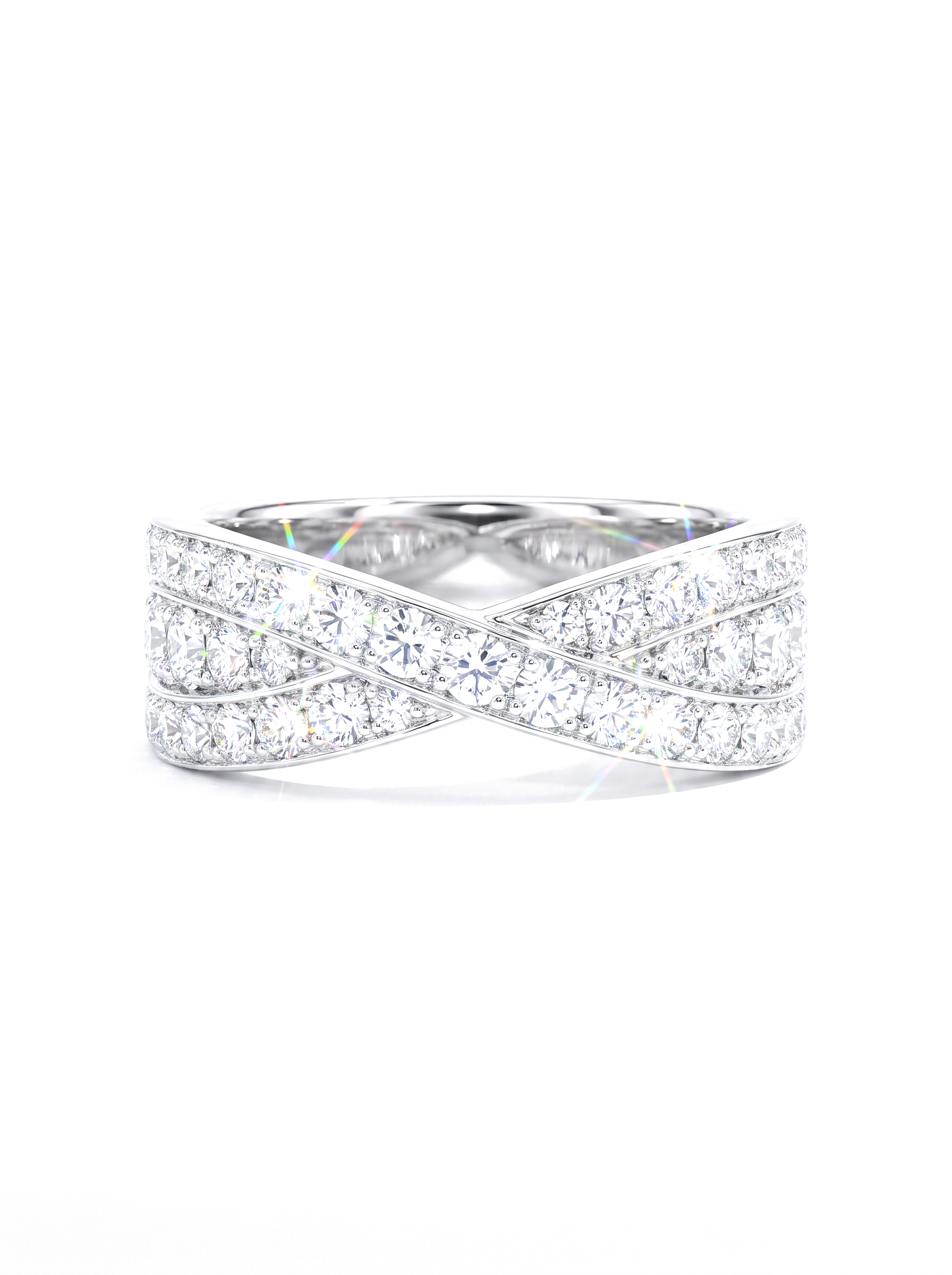 Entwined Infinity Ring