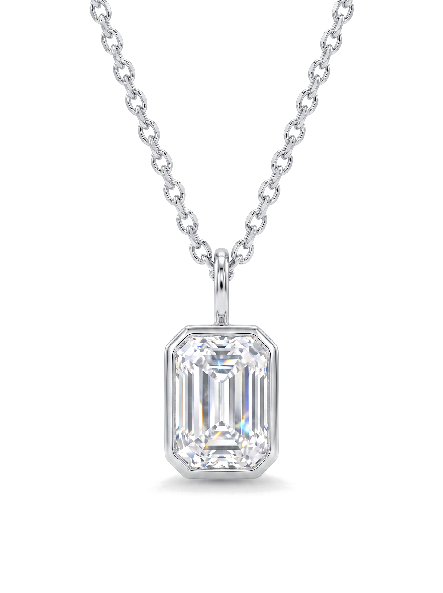 Frosted Prism Necklace