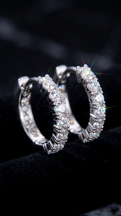 Infinite Sparkle Hoops