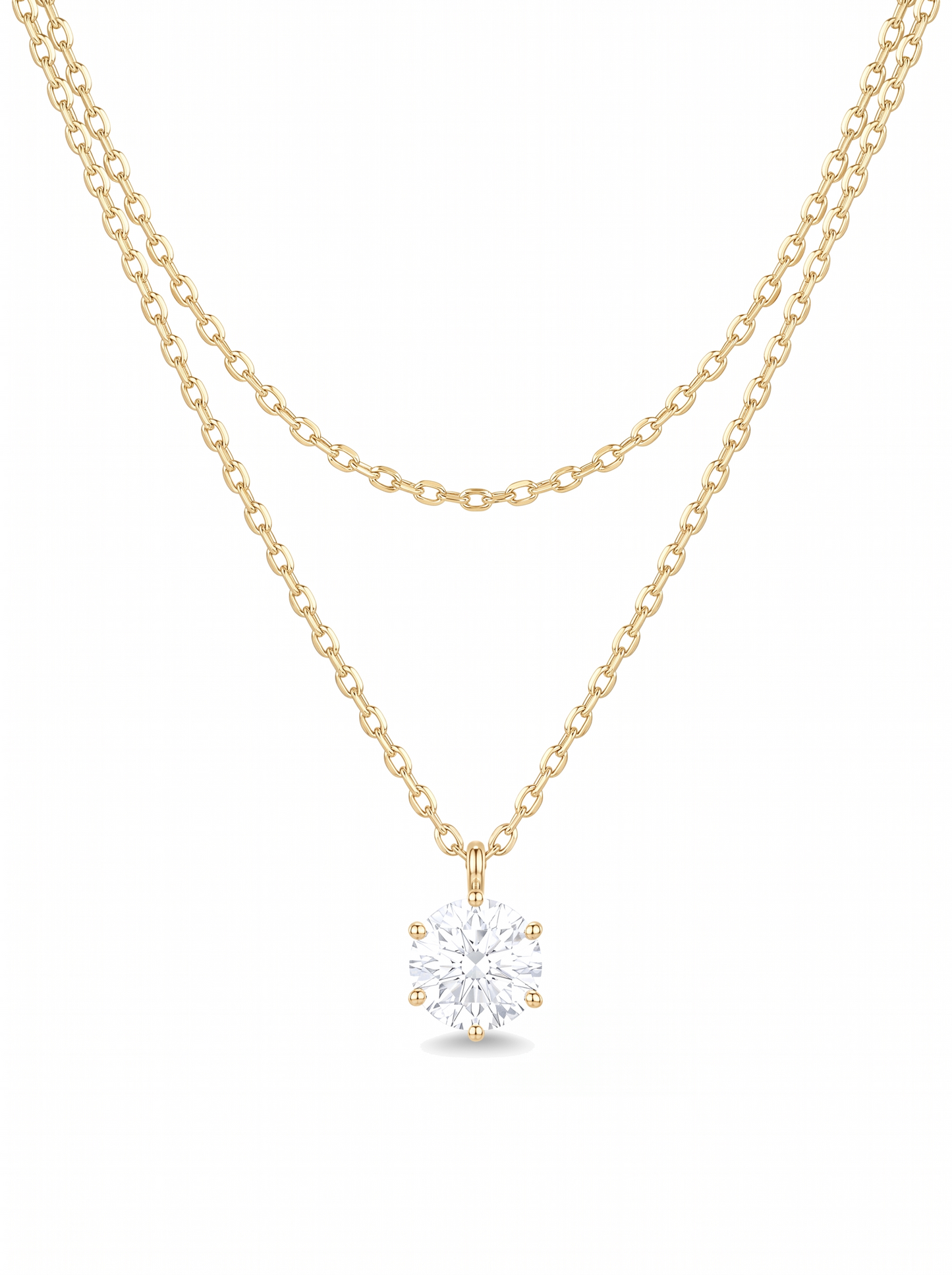 Layered Elegance Necklace Gold