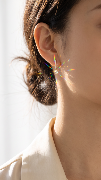 Morning Dew Earrings Gold