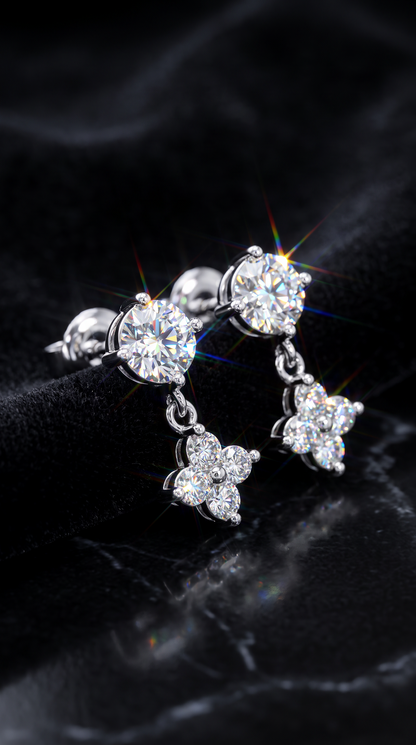 Night Sky Drop Earrings
