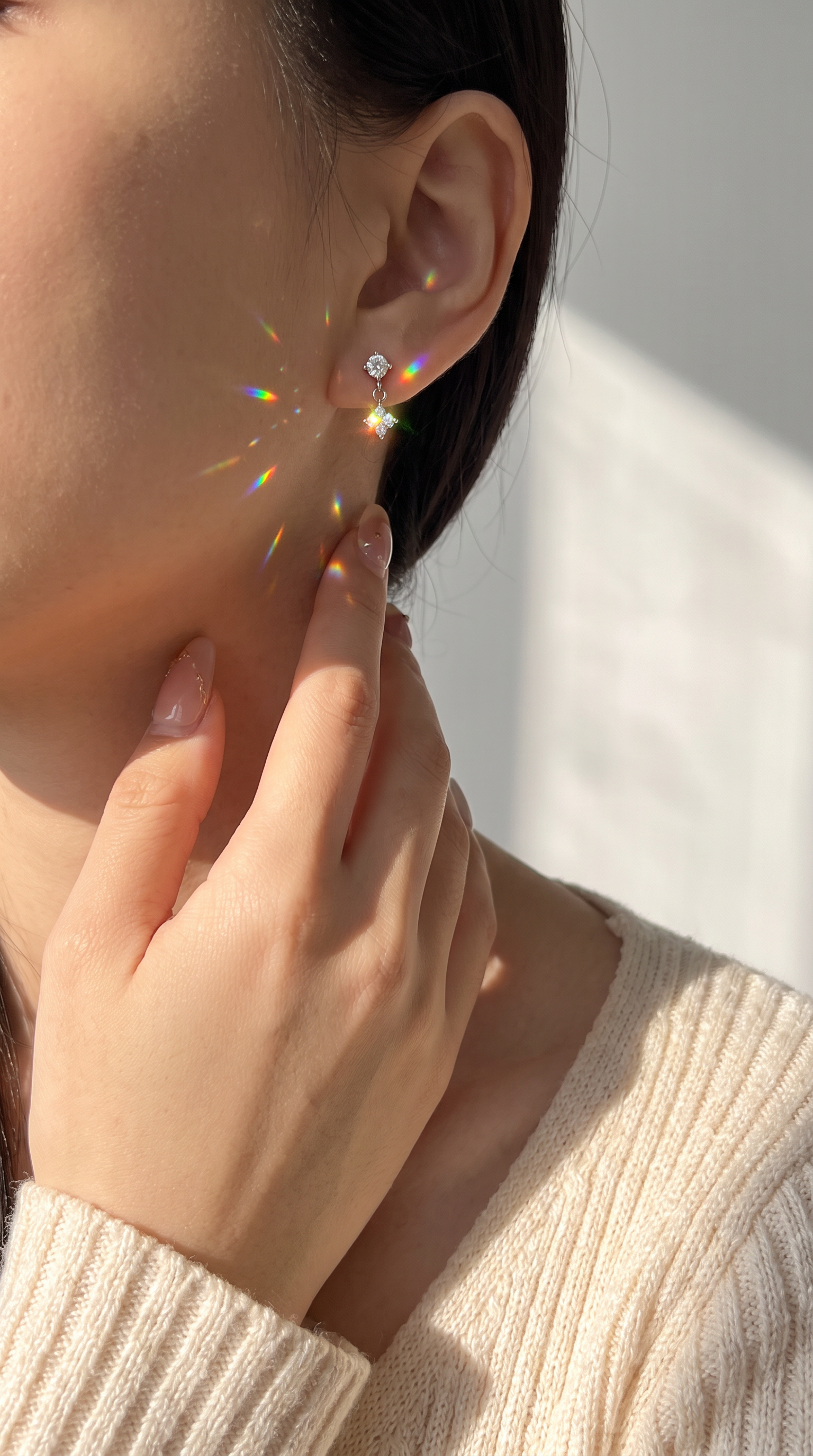 Night Sky Drop Earrings