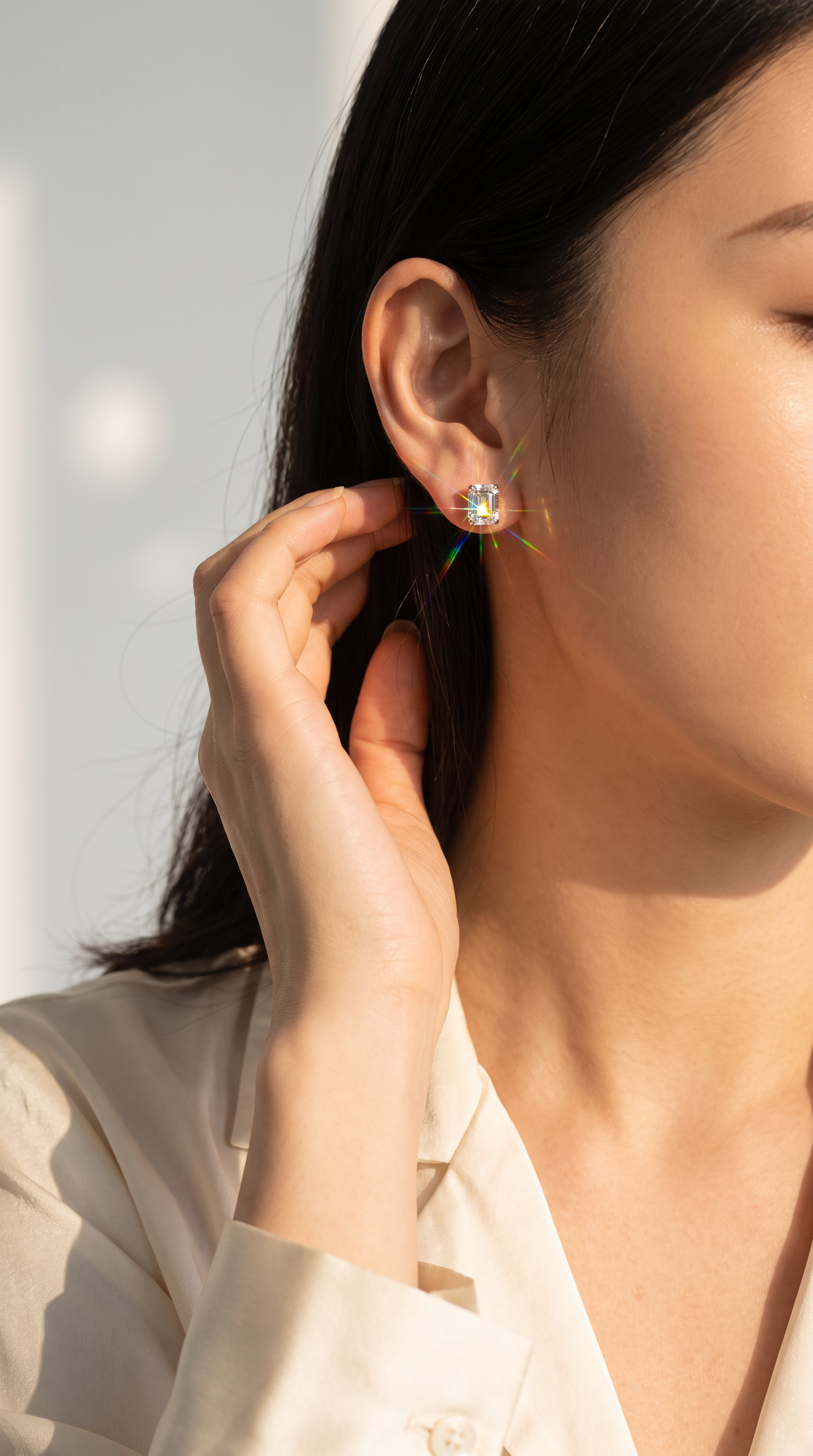 Polar Ice Earrings Gold