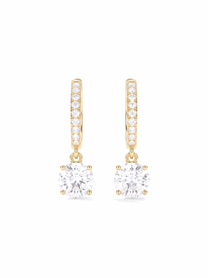 Radiant Orb Earrings Gold