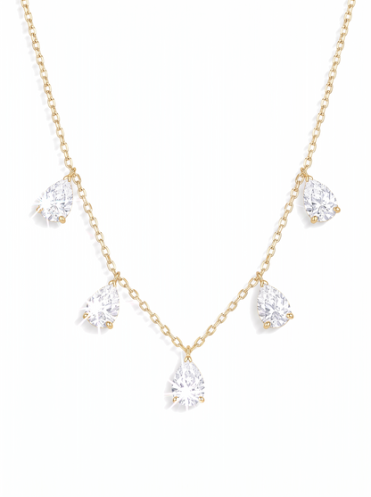 Crystal Rainfall Necklace